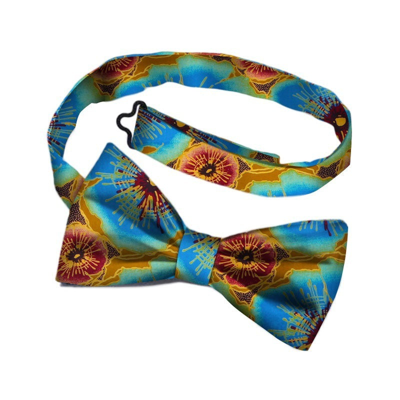 Men's Bohemian African Cotton Print Adjustable Bow Tie