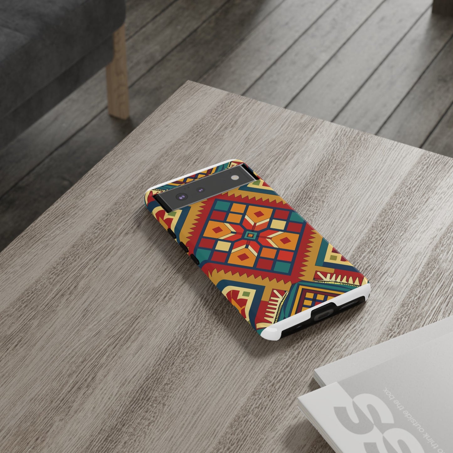 African Print Google Pixel Tough Cases