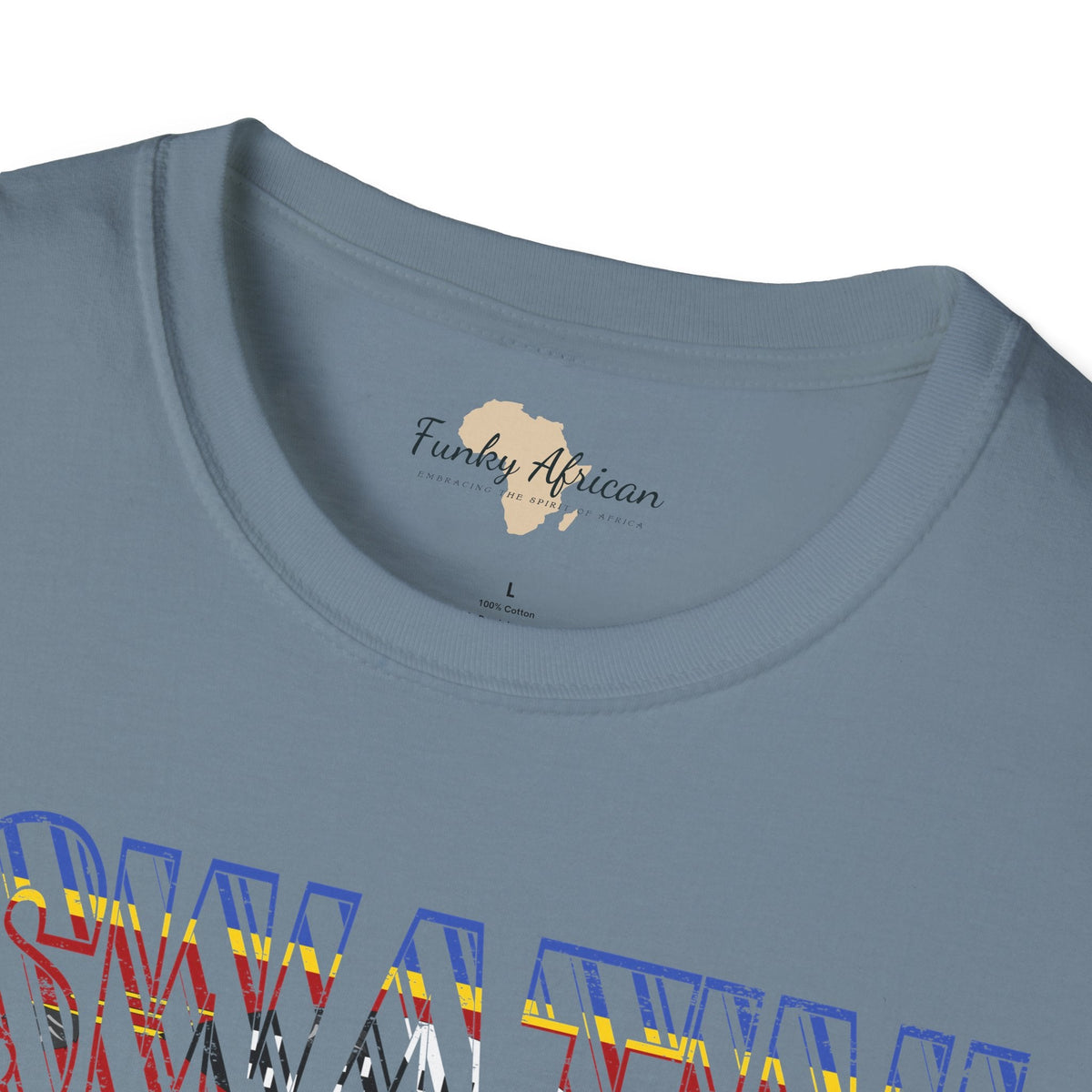 Eswatini text unisex softstyle tee Funky African