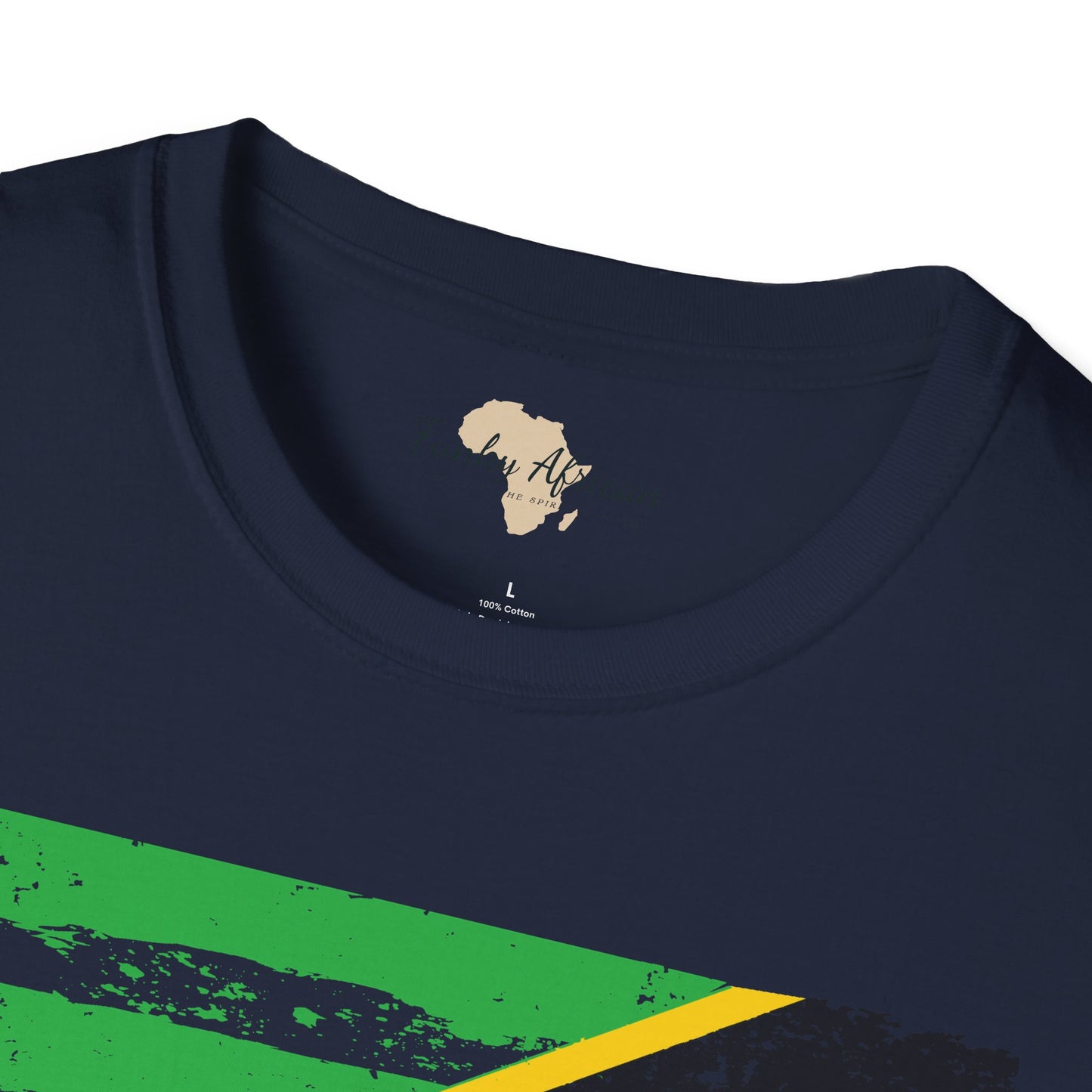 Tanzania strip unisex softstyle tee