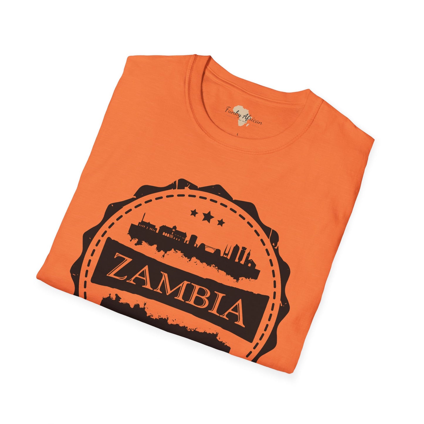 Zambia Stamp unisex tee