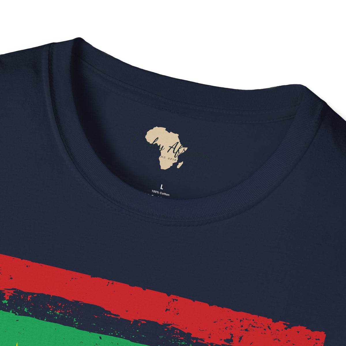 Mauritania strip unisex softstyle tee Funky African
