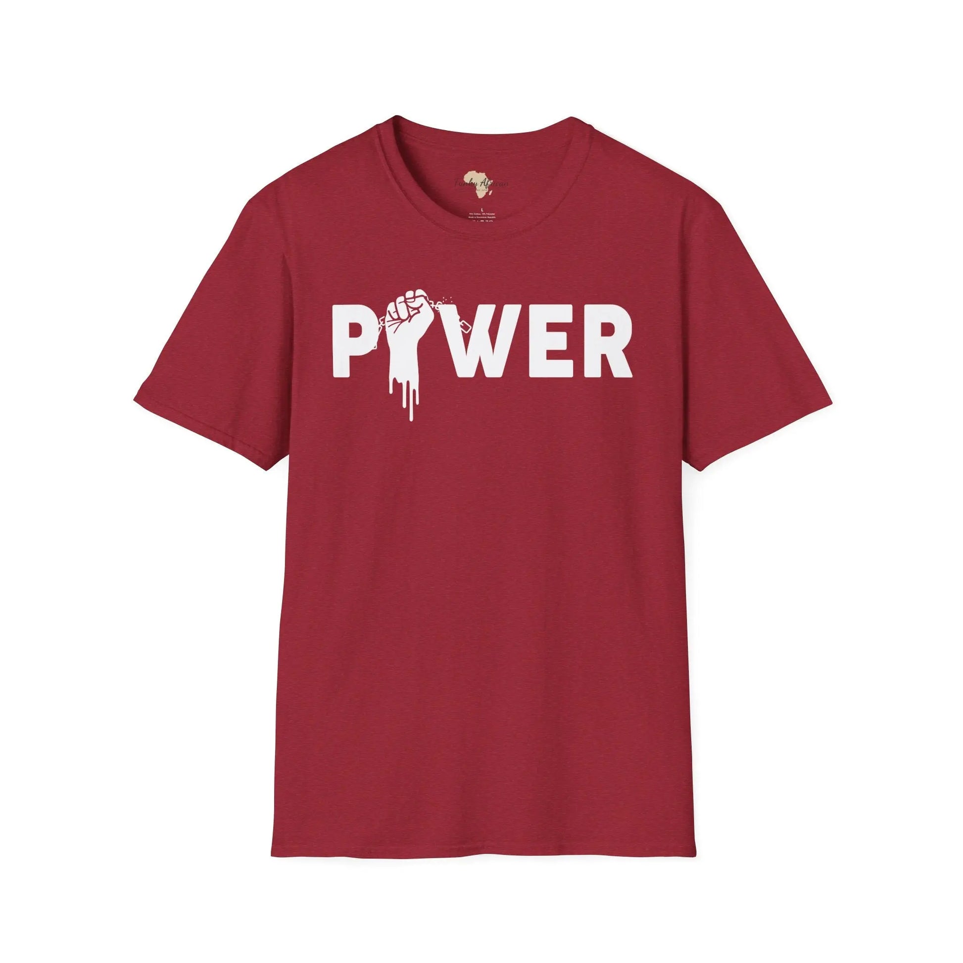 Power unisex softstyle tee Funky African