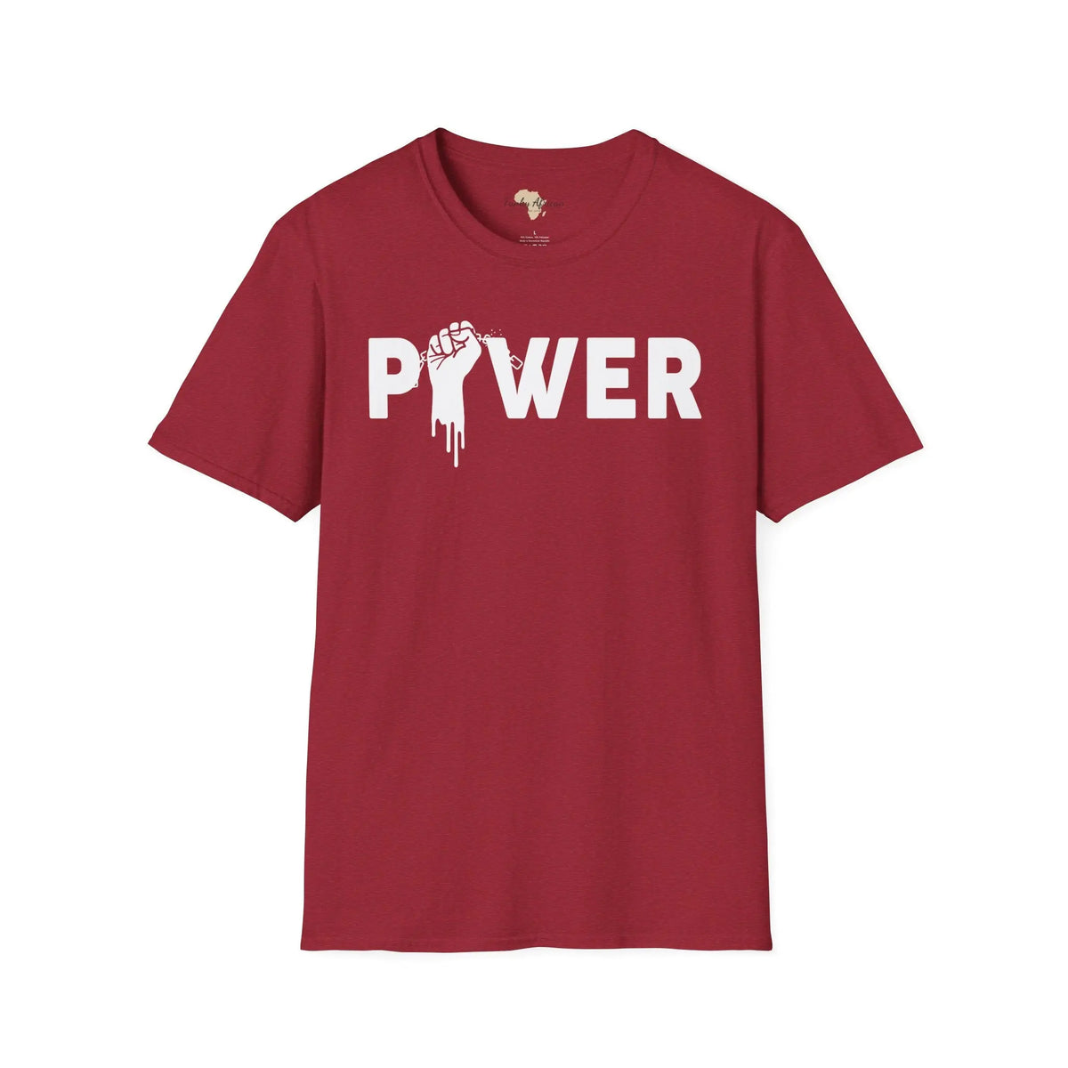 Power unisex softstyle tee Funky African