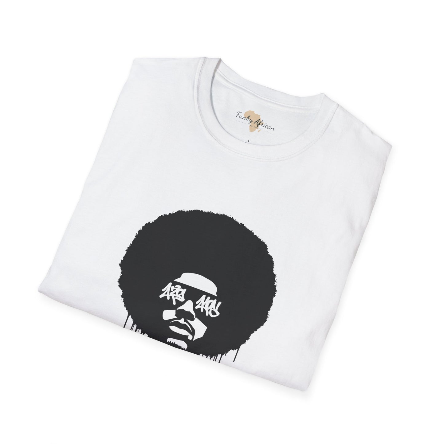 Afro graffiti unisex softstyle tee