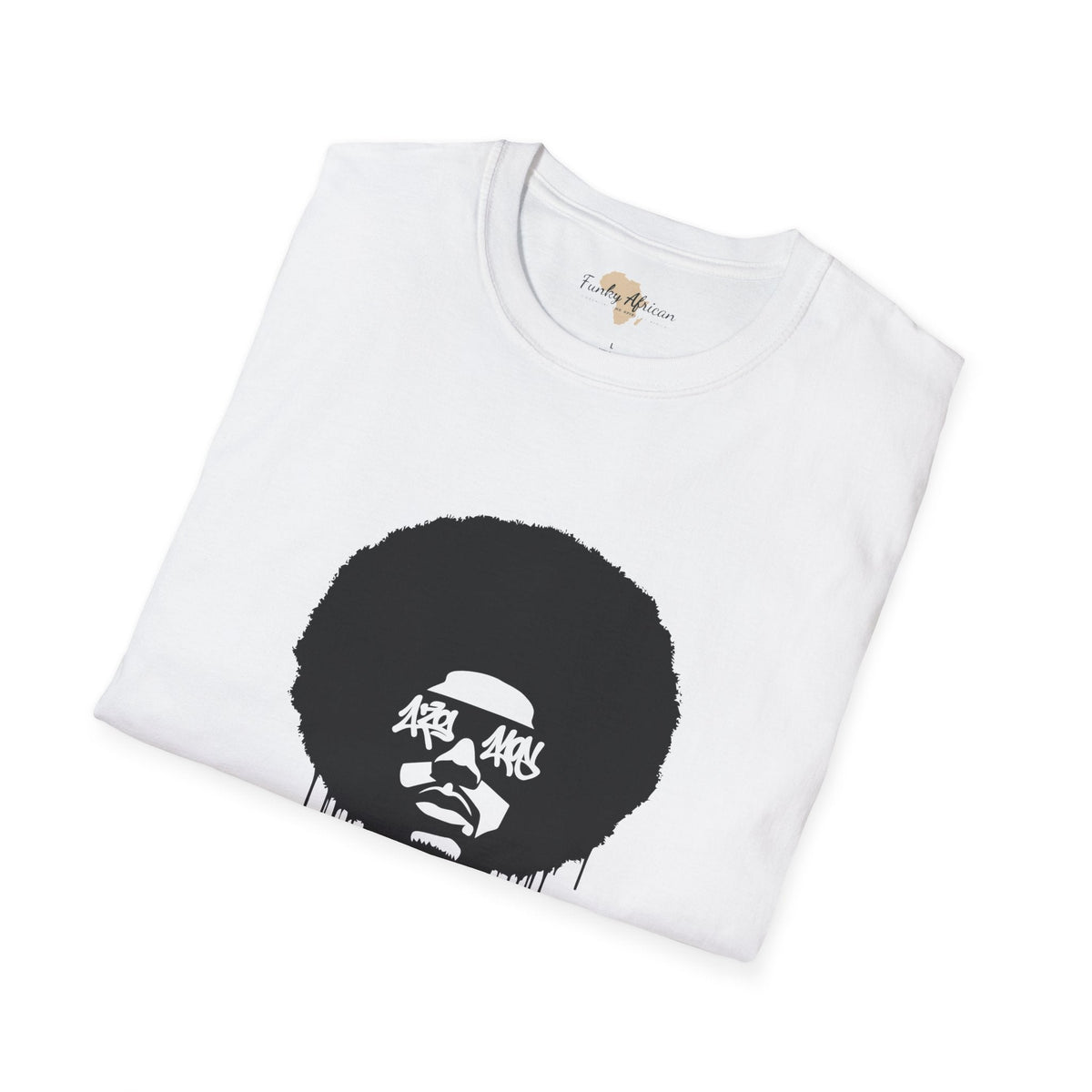 Afro graffiti unisex softstyle tee Funky African