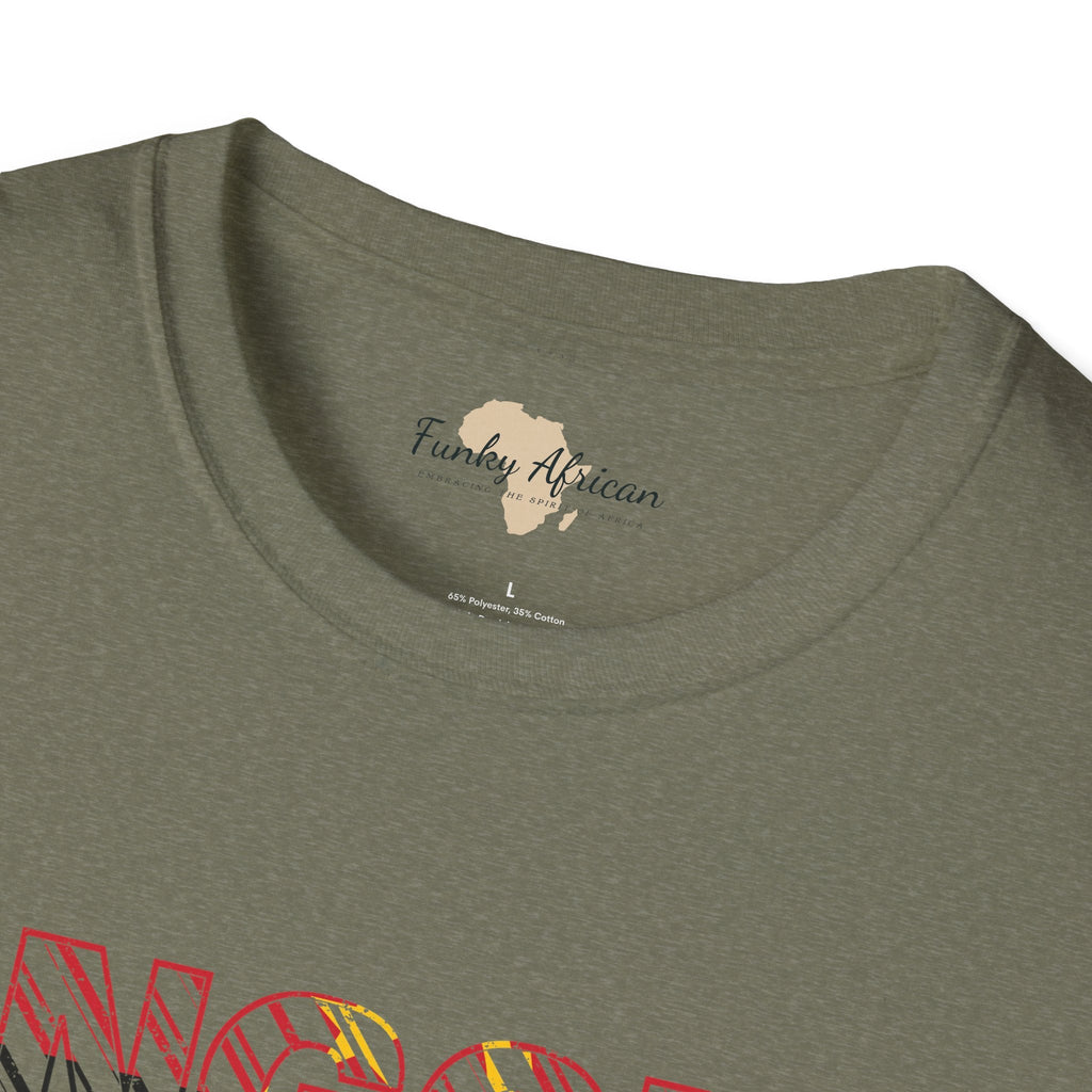 Angola text unisex softstyle tee Funky African
