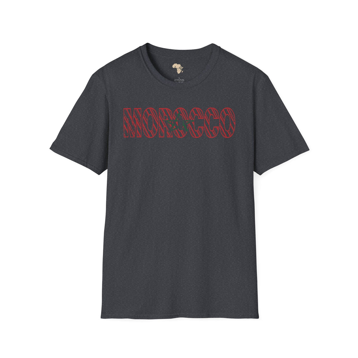 Morocco text unisex softstyle tee Funky African