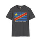 DR Congo strip unisex softstyle tee Funky African