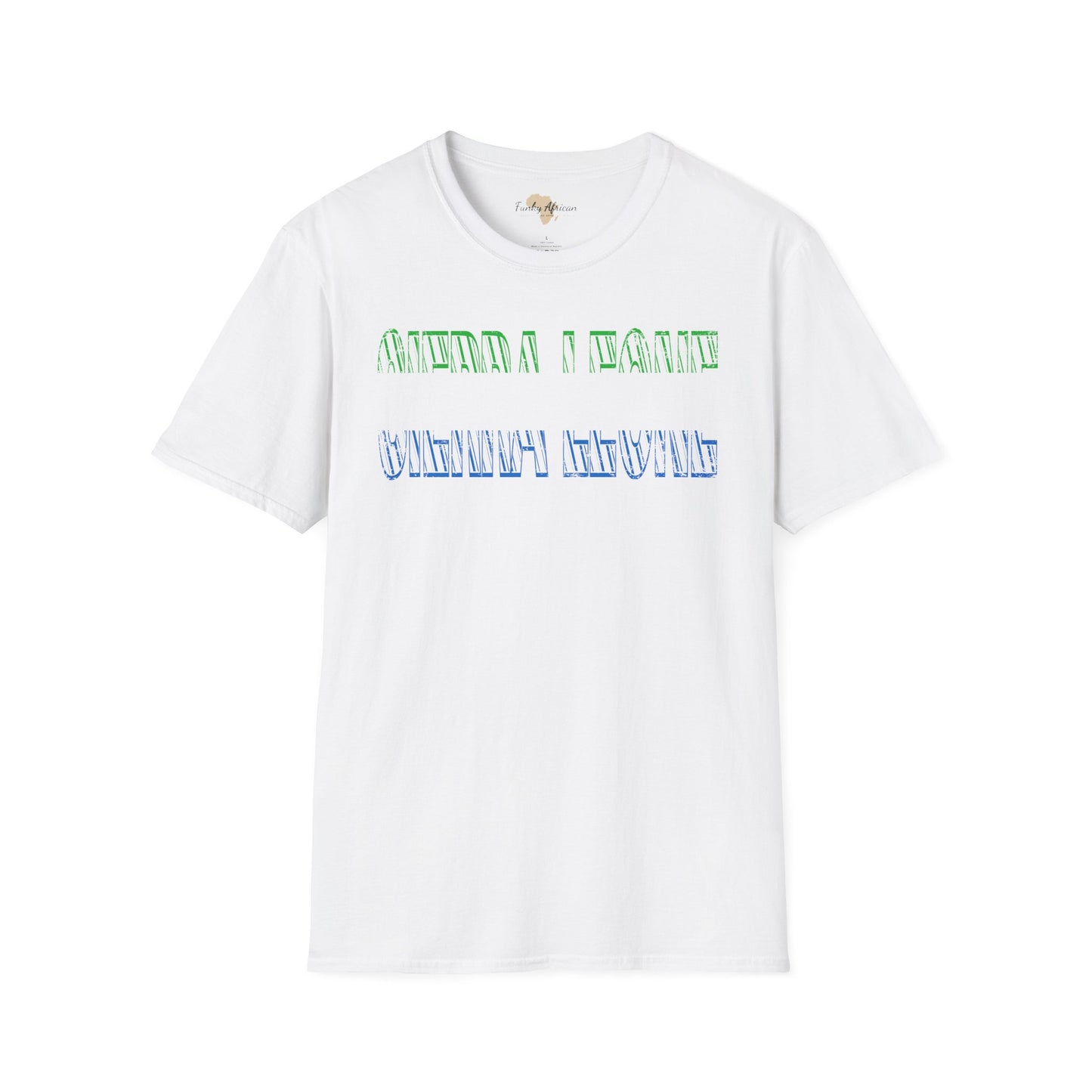 Sierra Leone text unisex softstyle tee