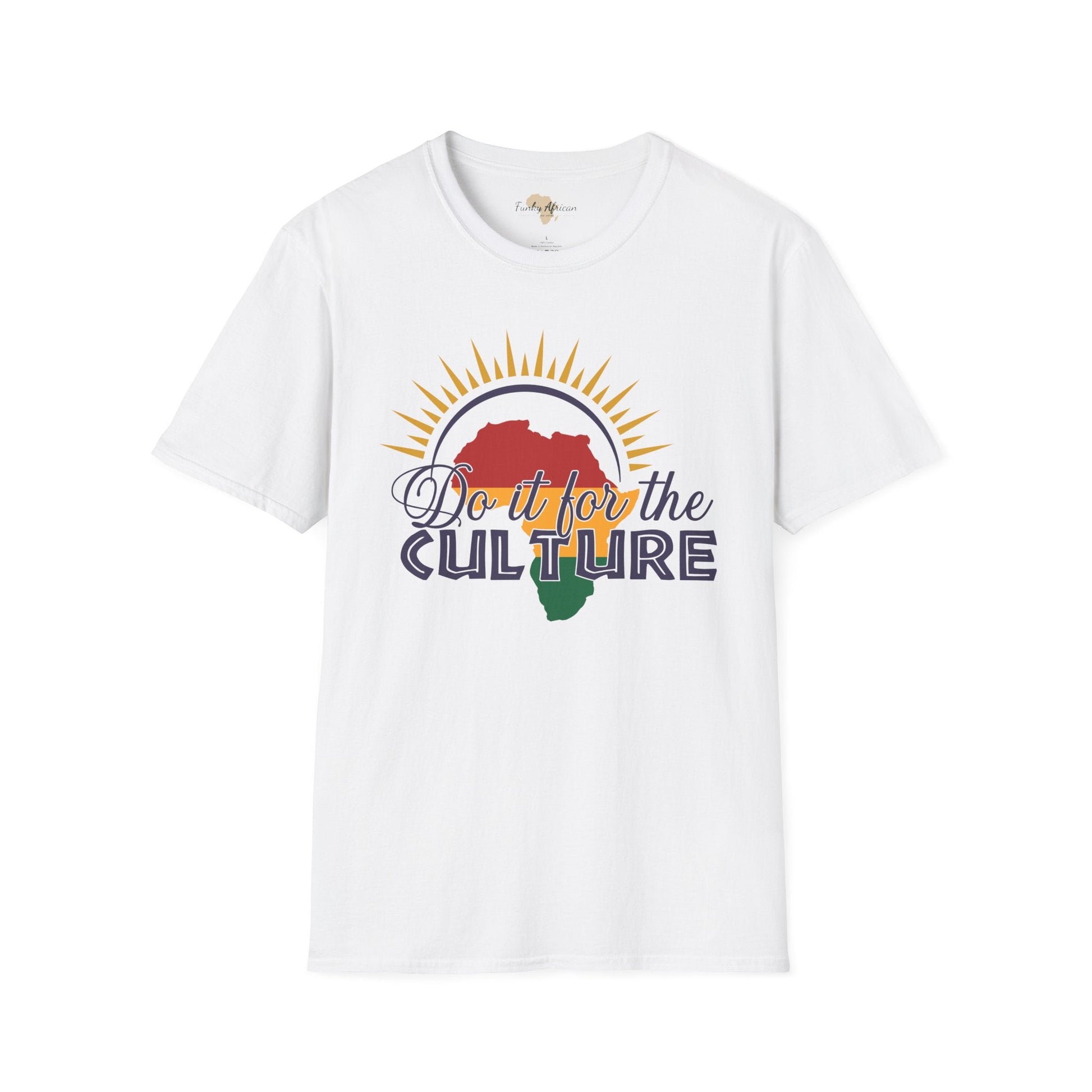 For the culture unisex softstyle tee Funky African