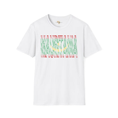 Mauritania text unisex softstyle tee