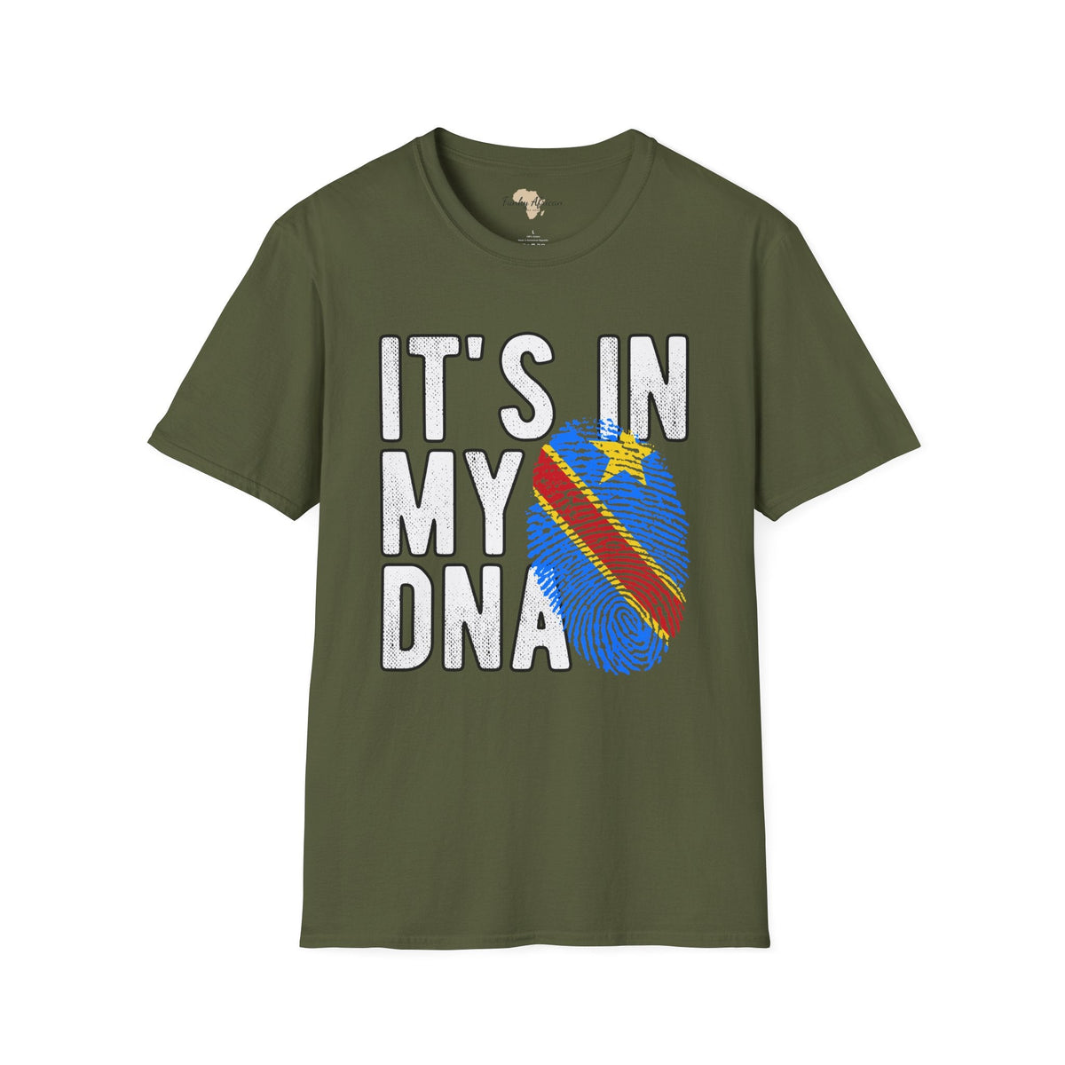 it's in my DNA unisex tee - DR Congo Funky African