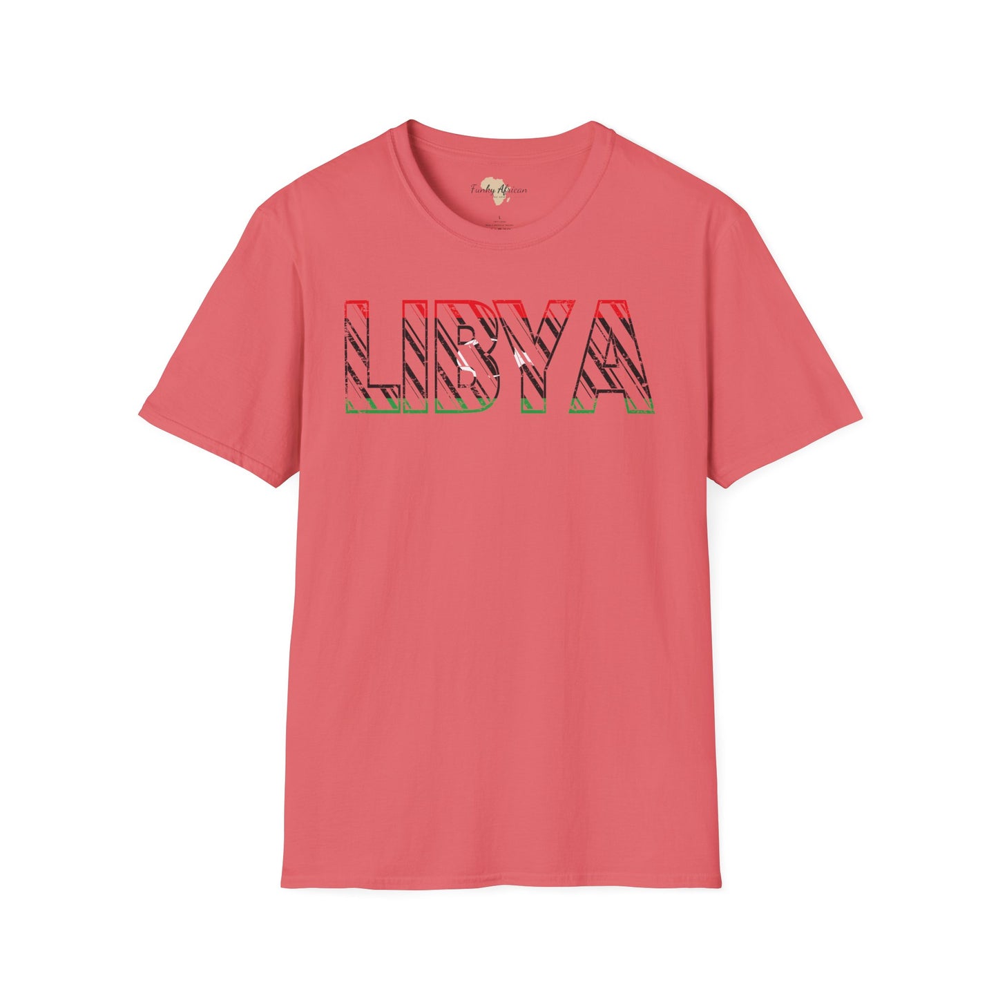 Libya text unisex softstyle tee