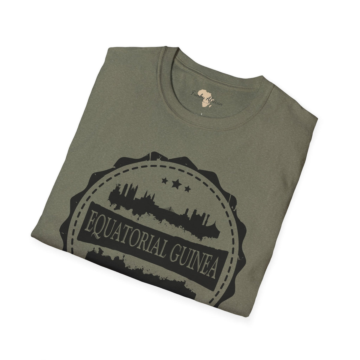 Equatorial Guinea Stamp unisex tee Funky African