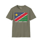 Namibia strip unisex softstyle tee Funky African
