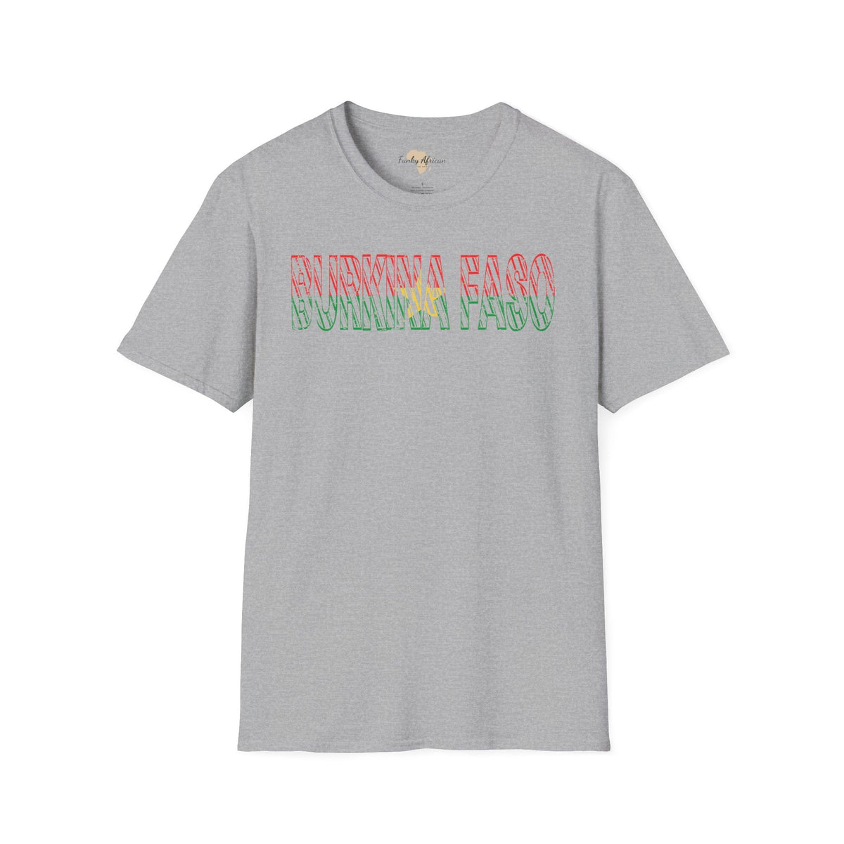 Burkina Faso text unisex softstyle tee Funky African