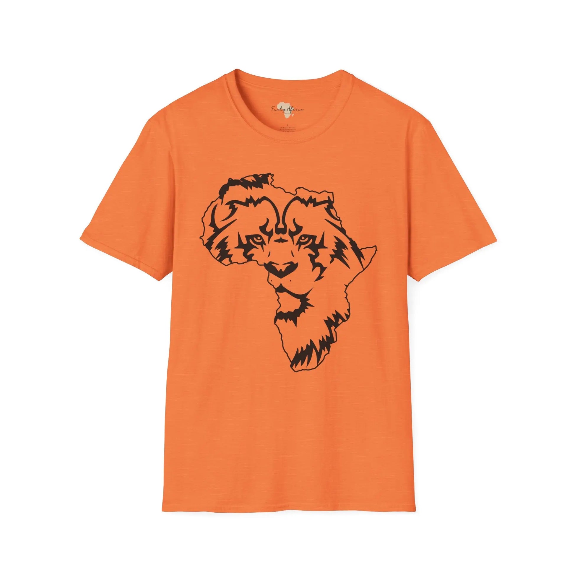 African map graffiti unisex softstyle tee Funky African