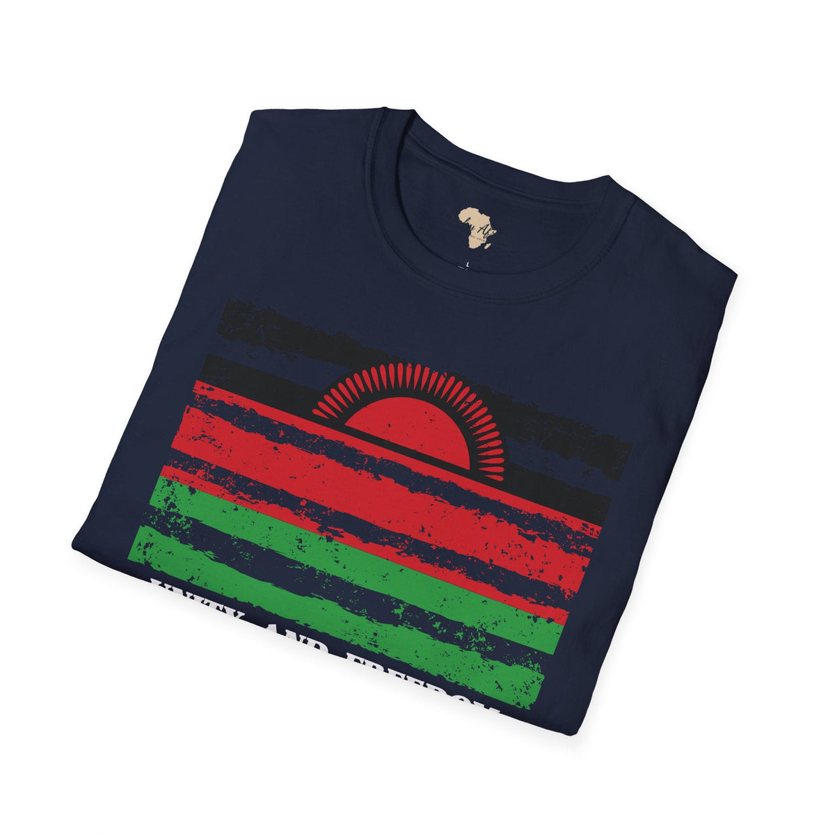 Malawi strip unisex softstyle tee Funky African