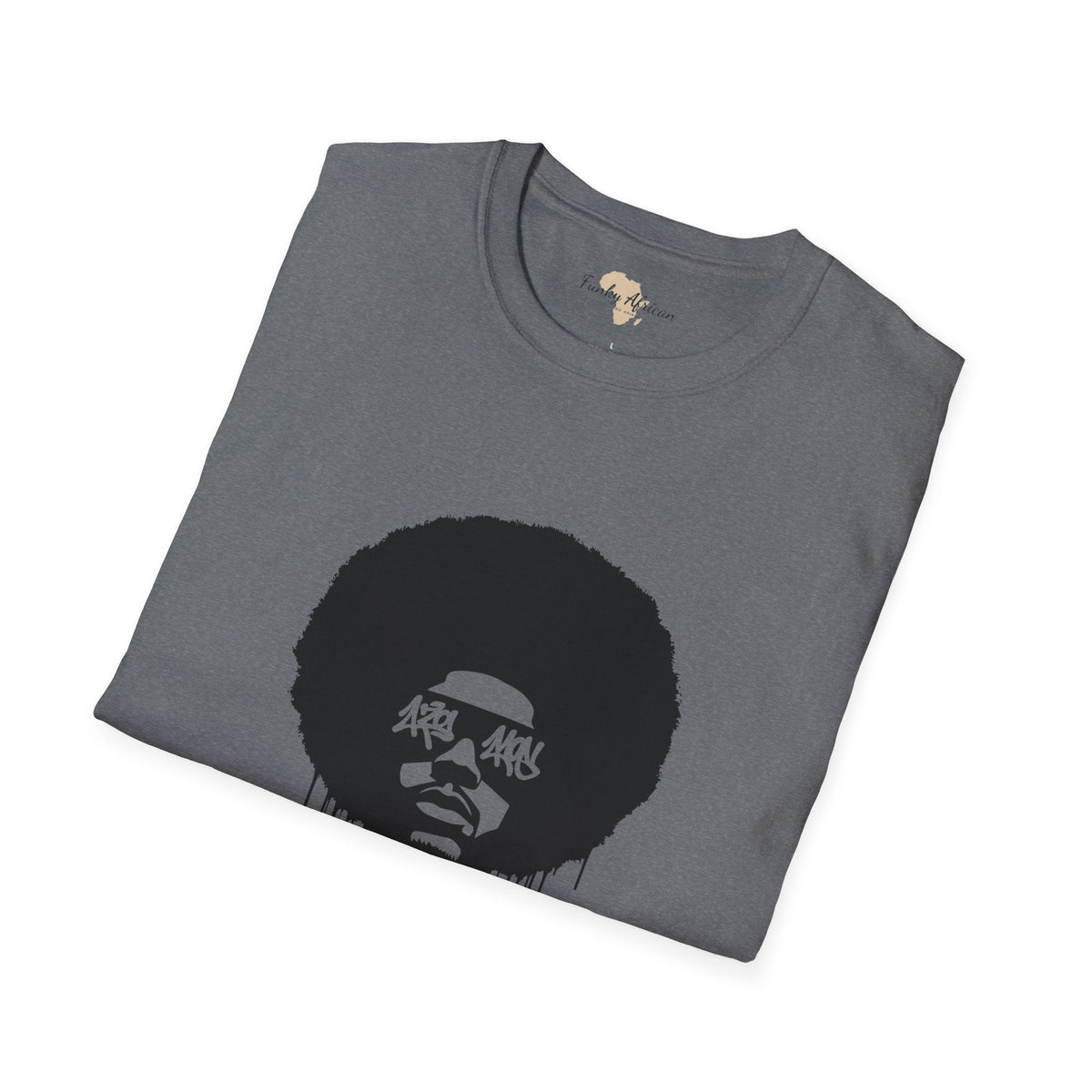 Afro graffiti unisex softstyle tee Funky African