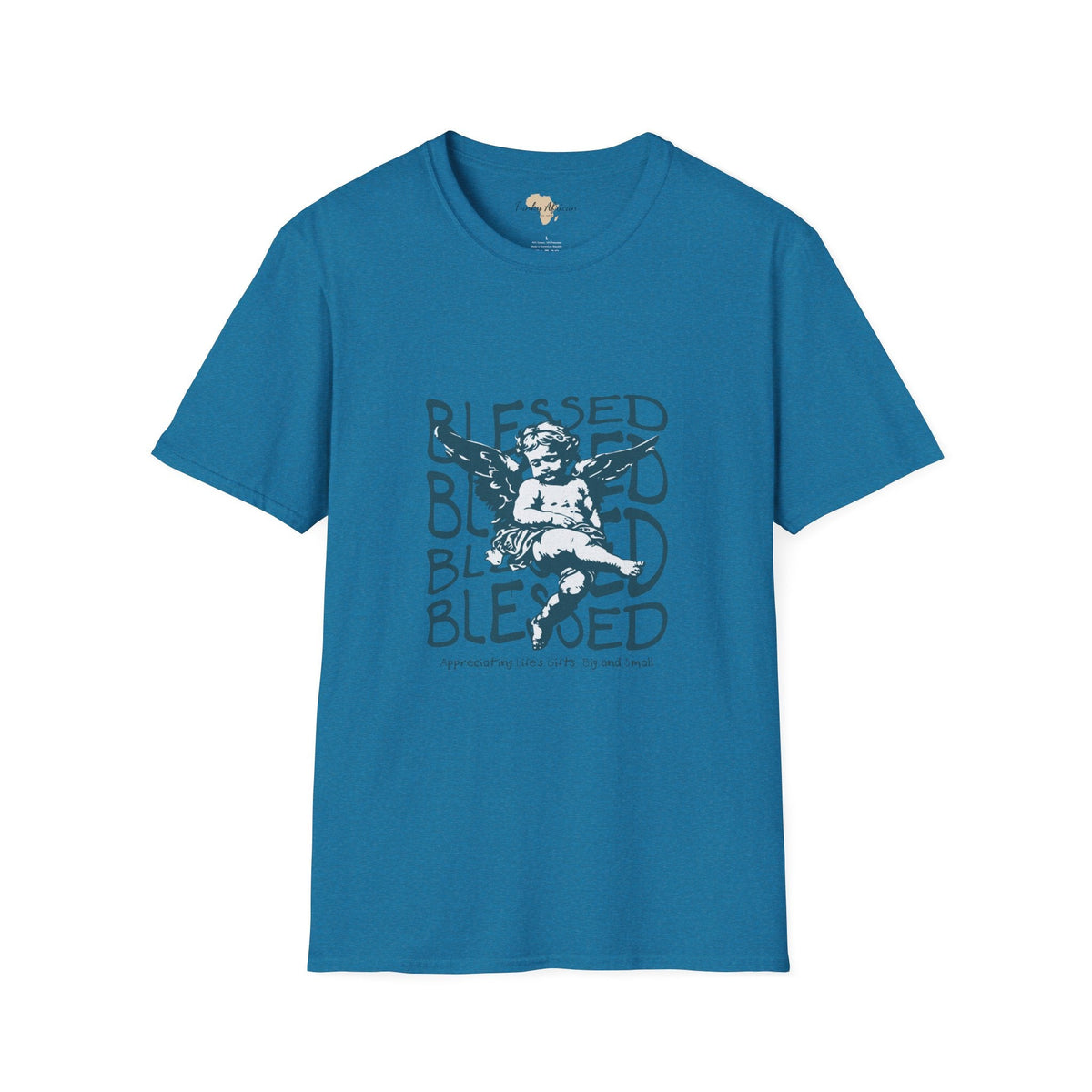 Blessed unisex softstyle tee Funky African