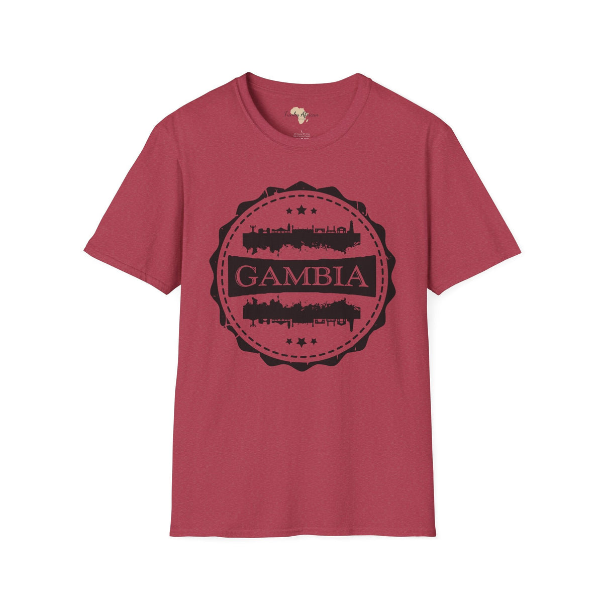 Gambia Stamp unisex tee Funky African