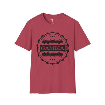 Gambia Stamp unisex tee