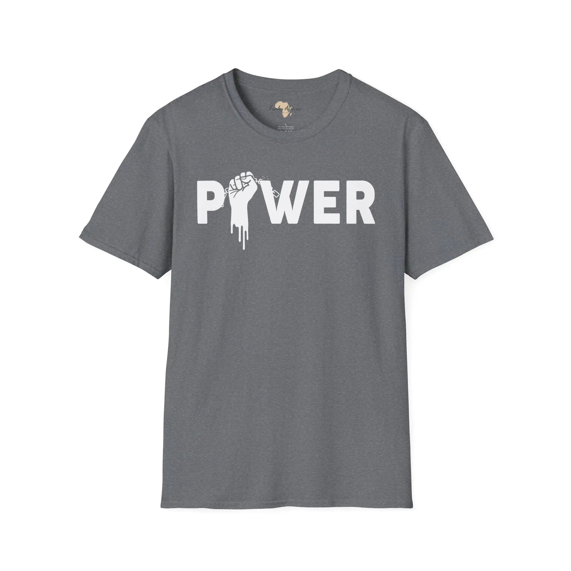 Power unisex softstyle tee Funky African