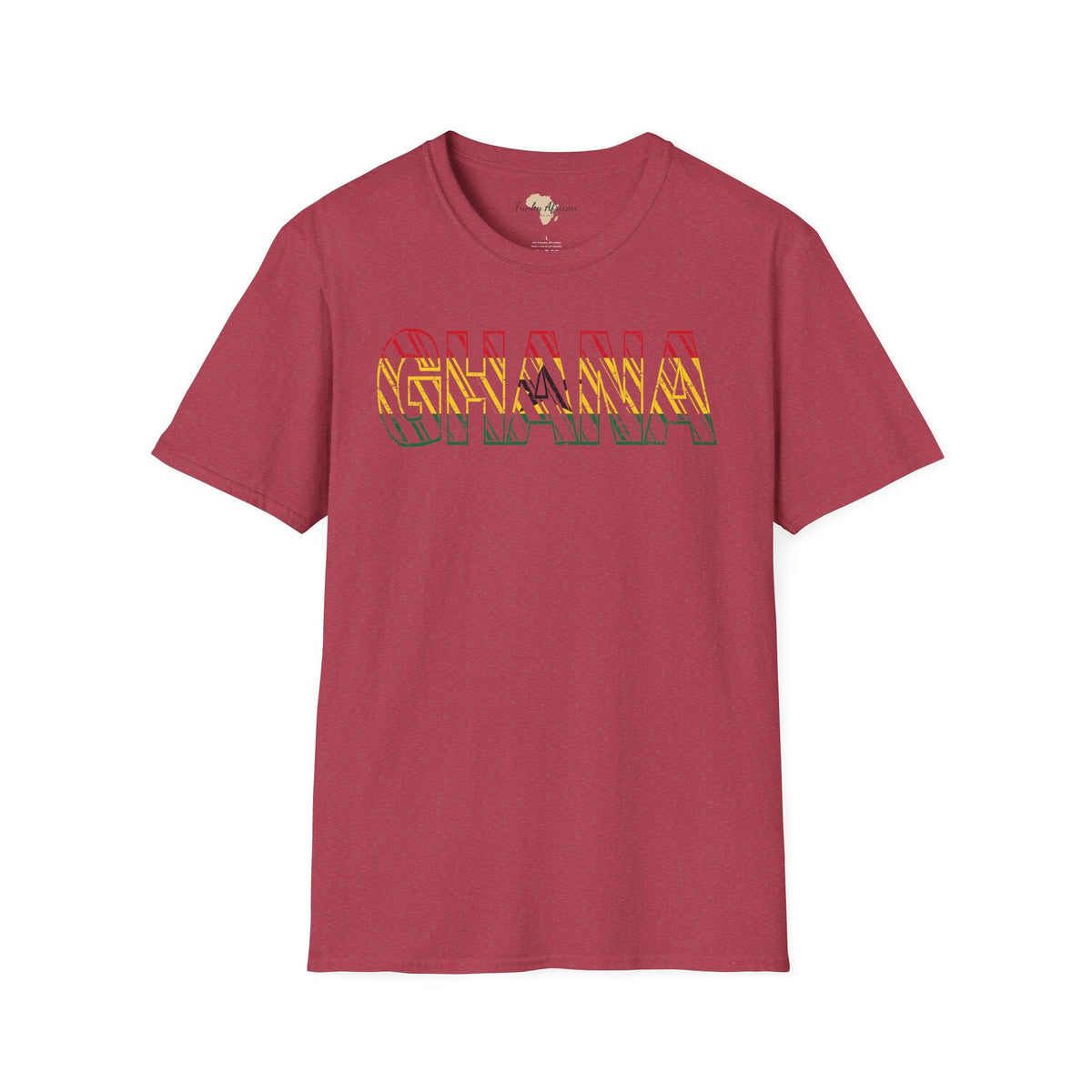 Ghana text unisex softstyle tee Funky African