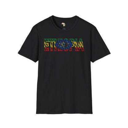 Ethiopia text unisex softstyle tee