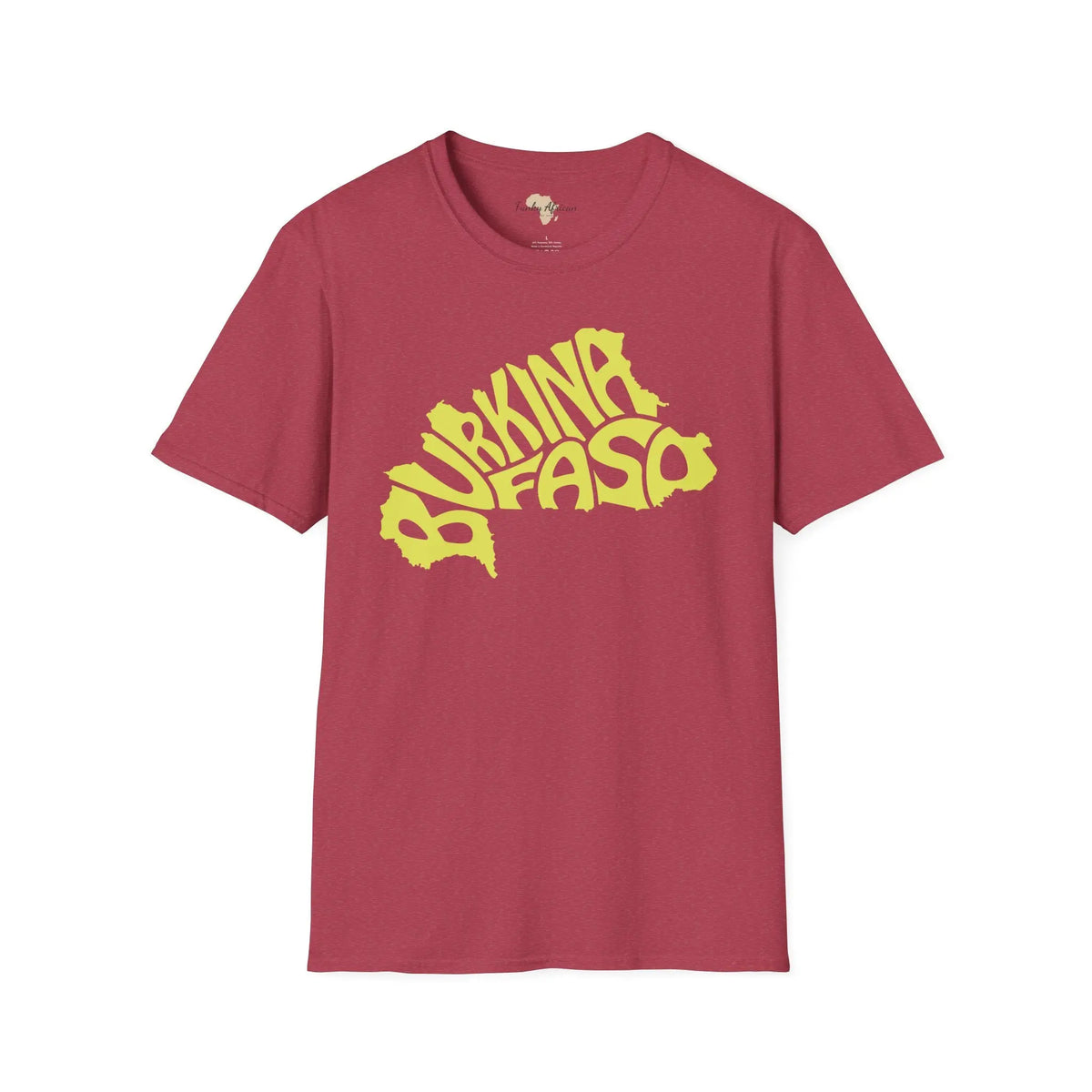 Burkina Faso cut unisex softstyle tee Funky African