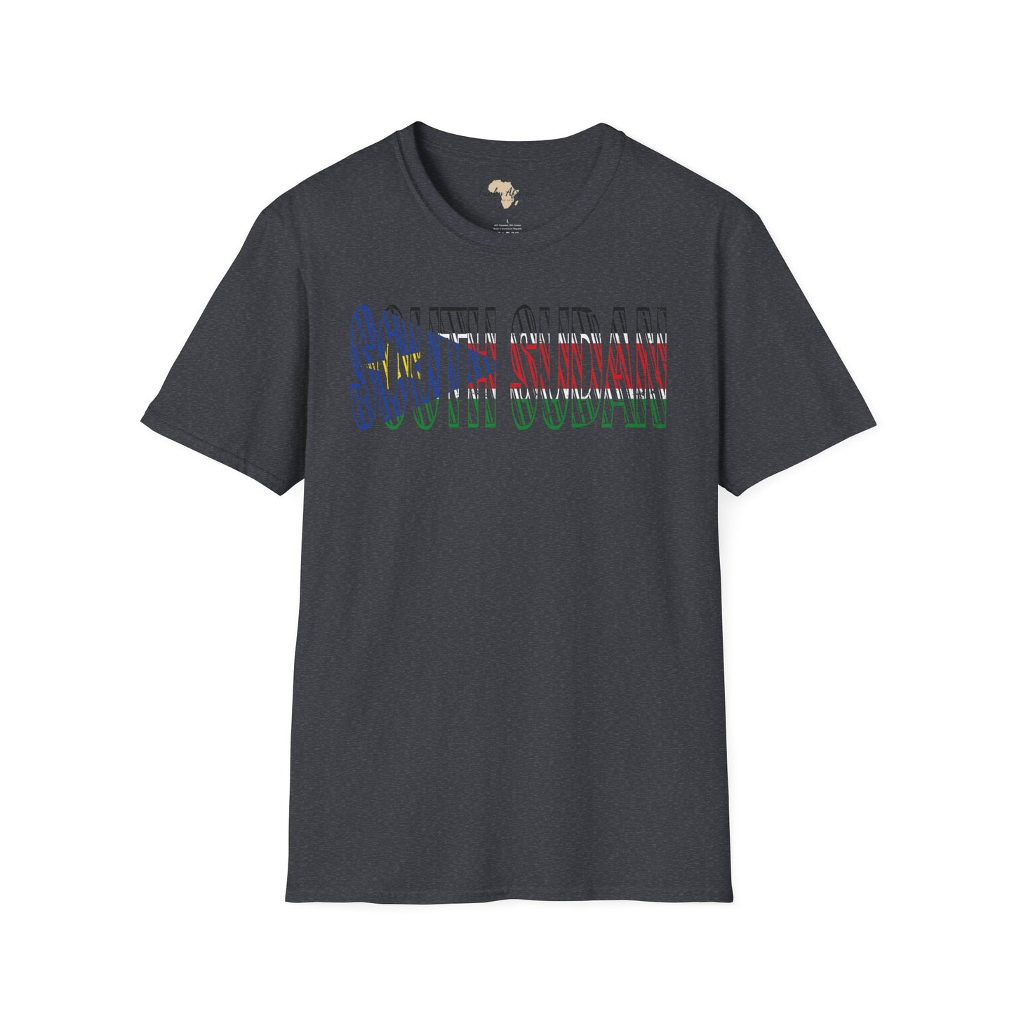 South Sudan text unisex softstyle tee