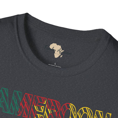 Cameroon text unisex softstyle tee
