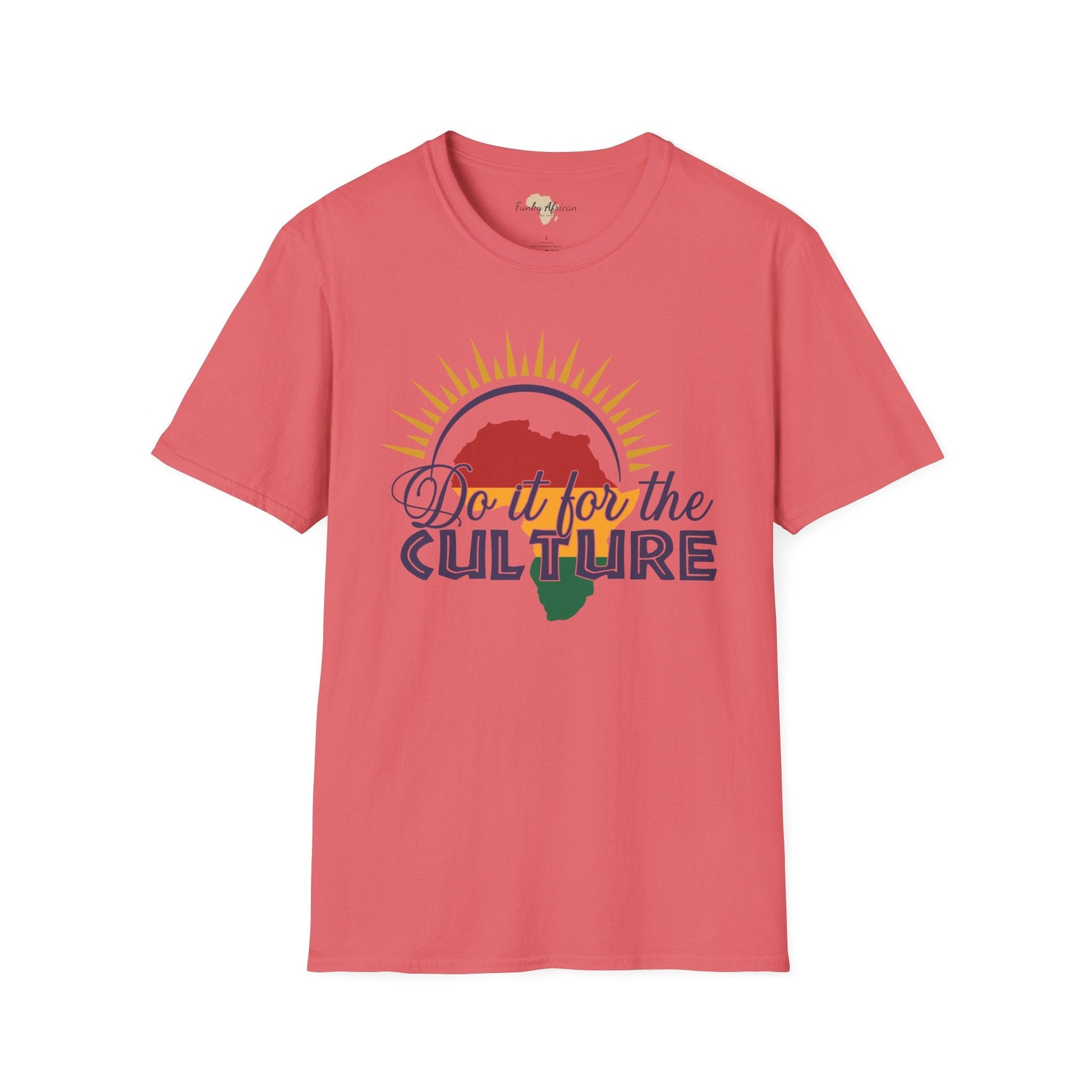 For the culture unisex softstyle tee Funky African