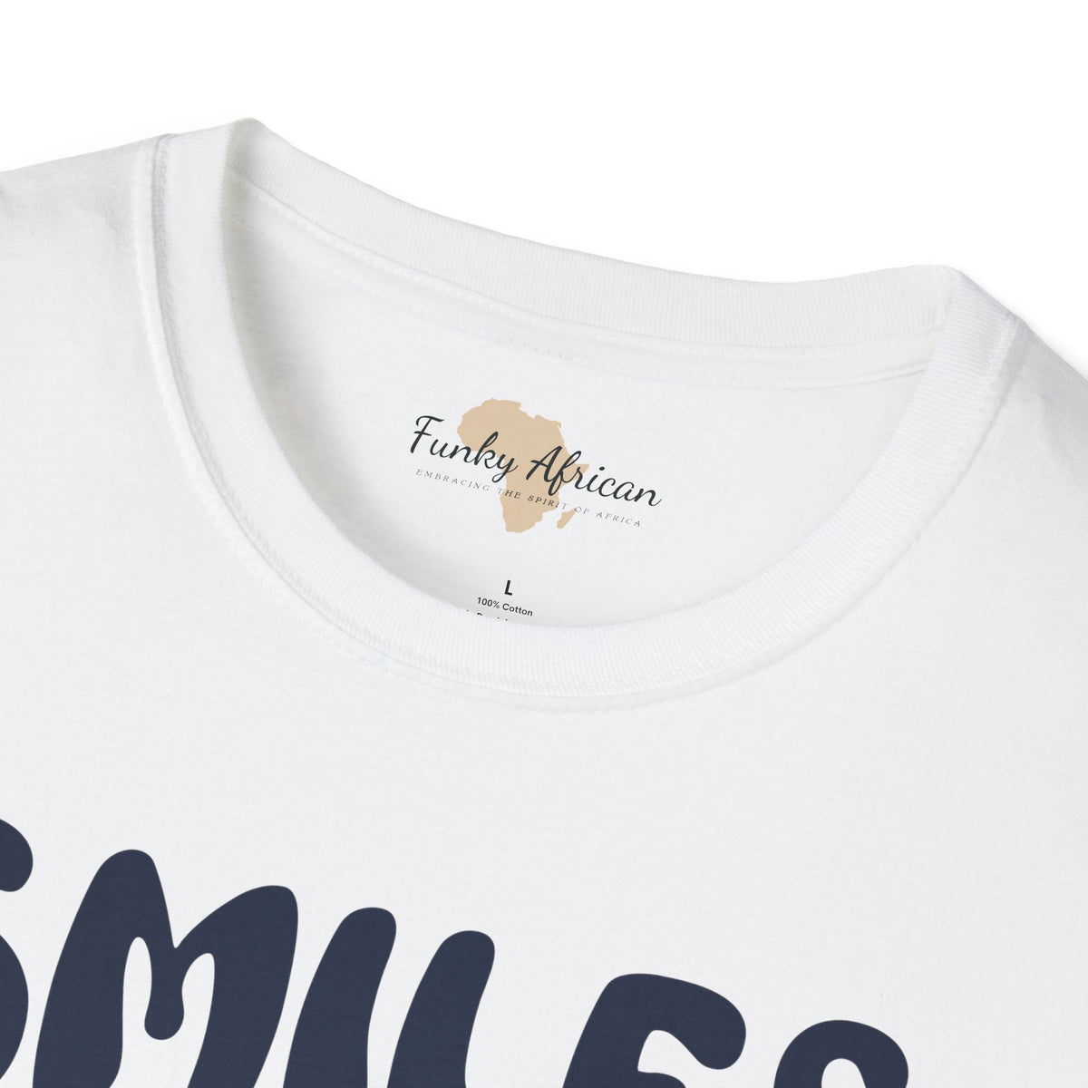 Smiles and happiness unisex softstyle tee Funky African