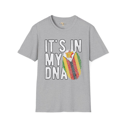 it's in my DNA unisex tee - Zimbabwe