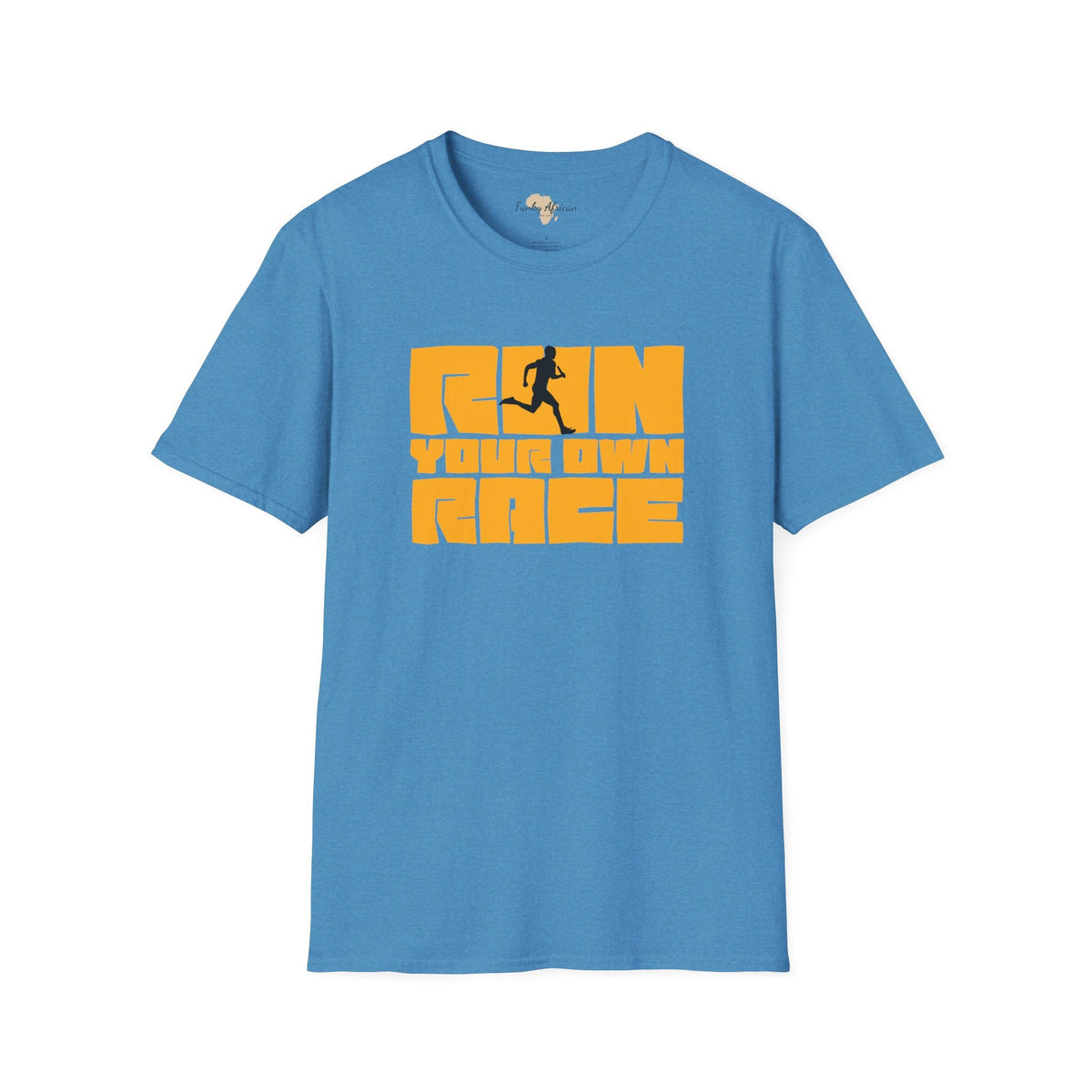 Run your own race unisex softstyle tee Funky African