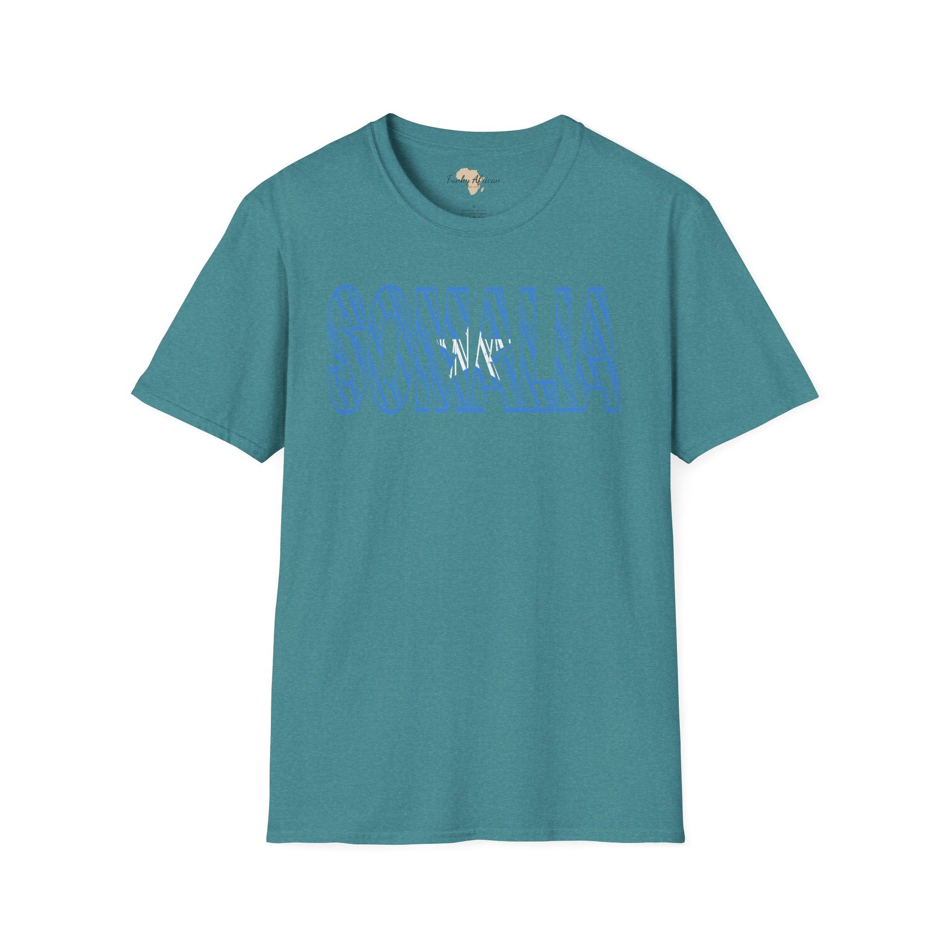 Somalia text unisex softstyle tee Funky African
