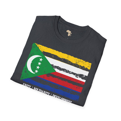 Comoros strip unisex softstyle tee