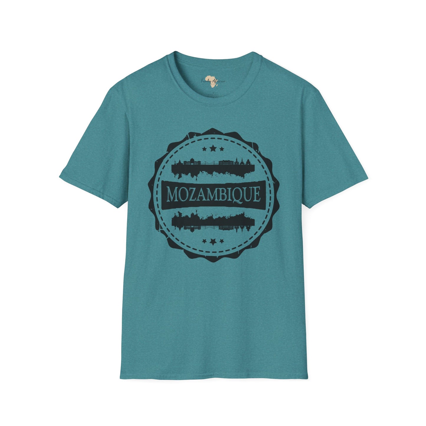 Mozambique Stamp unisex tee