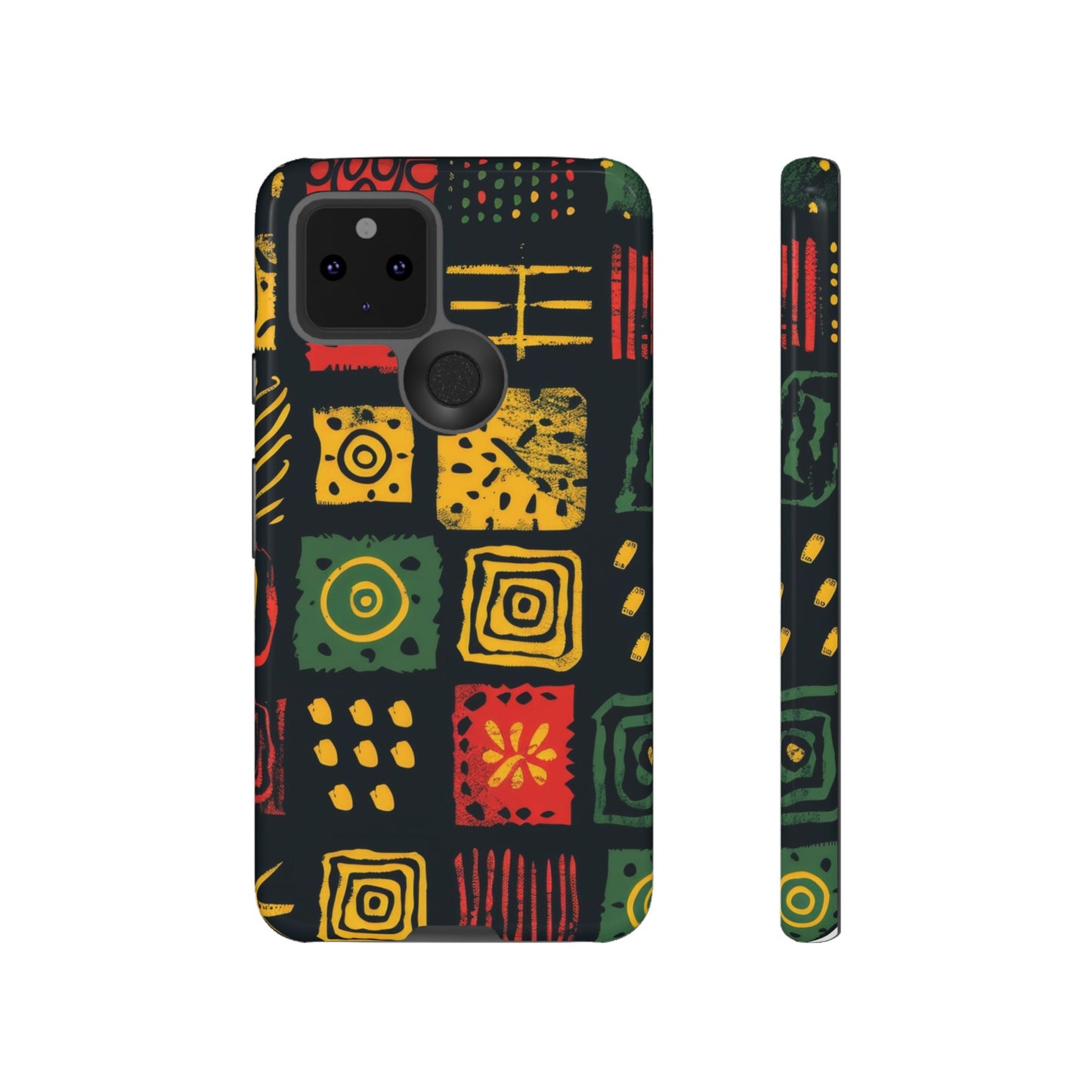 African Print Google Pixel Tough Cases