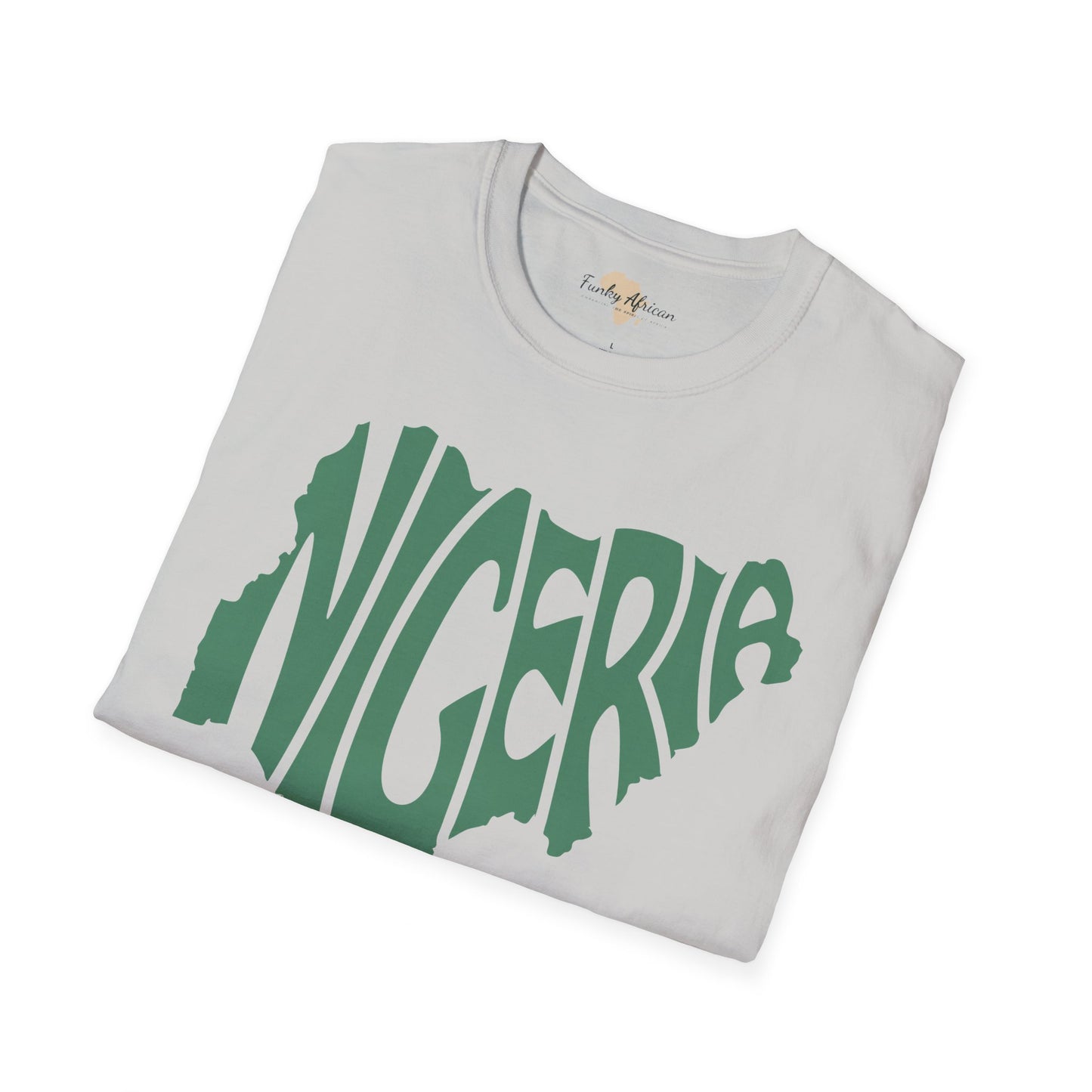 Nigeria cut unisex softstyle tee