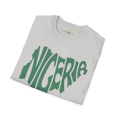 Nigeria cut unisex softstyle tee