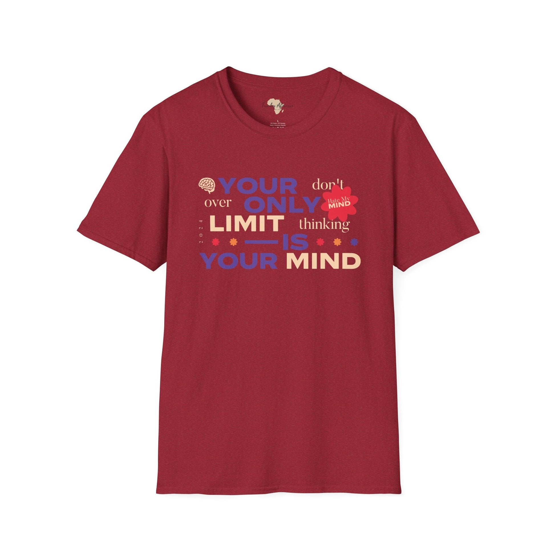 Your only limit unisex softstyle tee Printify
