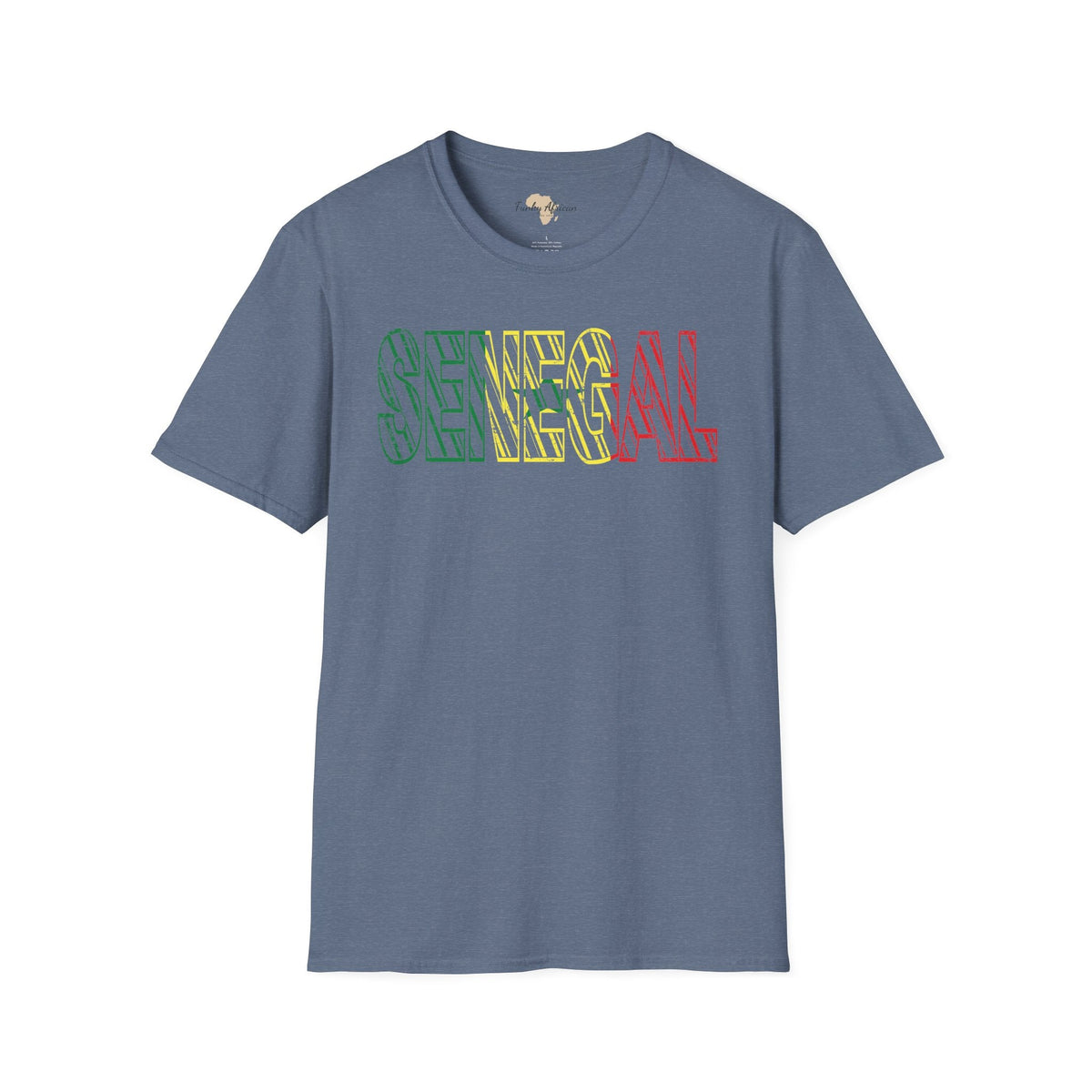 Senegal text unisex softstyle tee Funky African