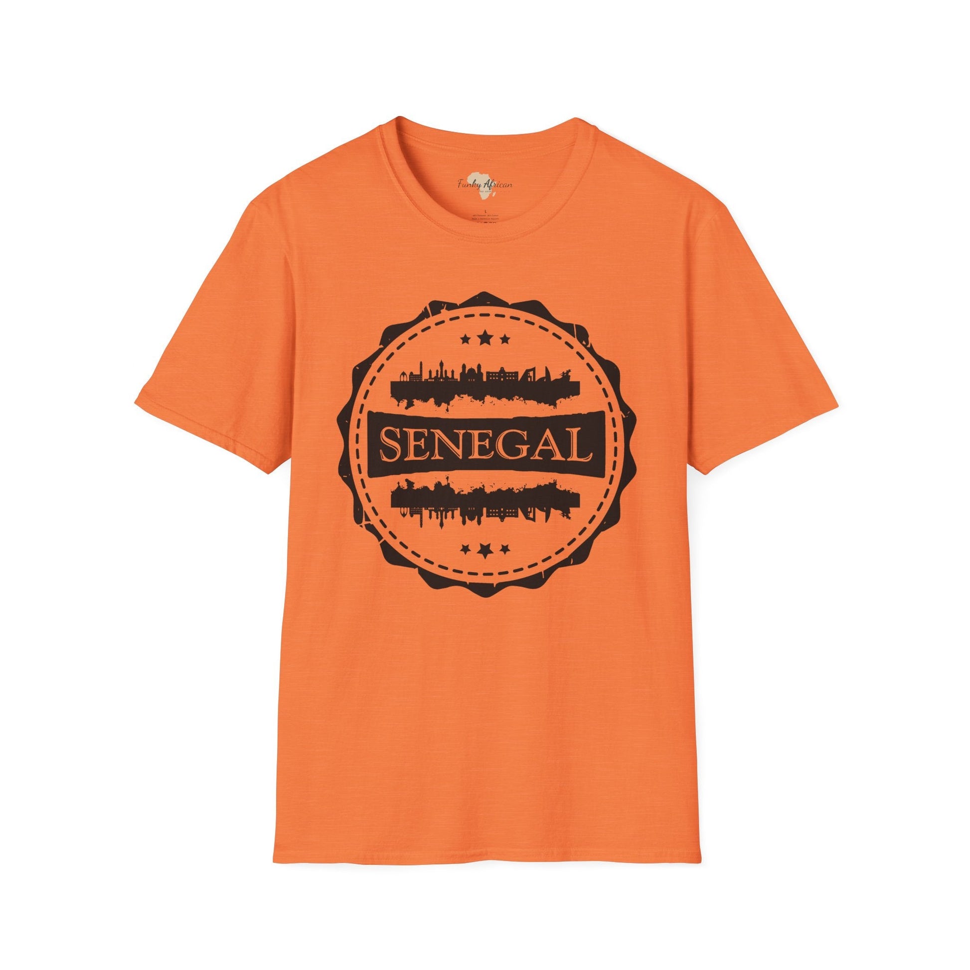 Senegal Stamp unisex tee Funky African