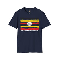 Uganda strip unisex softstyle tee Funky African