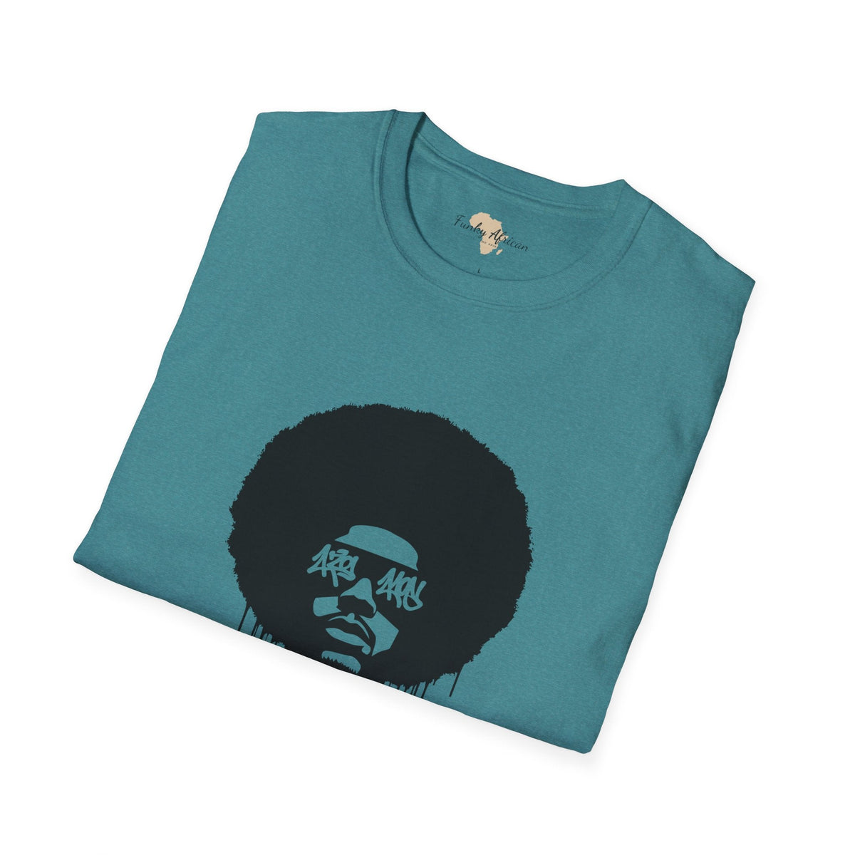 Afro graffiti unisex softstyle tee Funky African