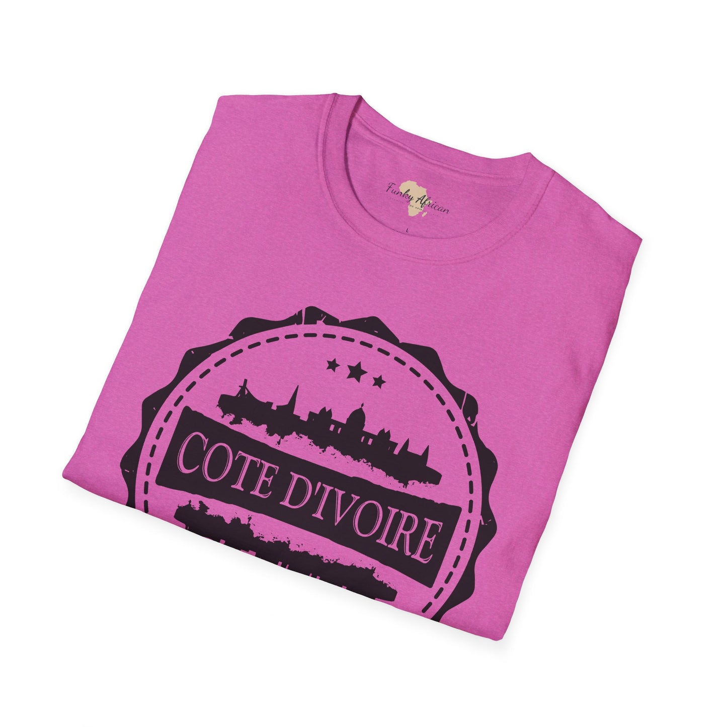 Côte d'Ivoire Stamp unisex tee