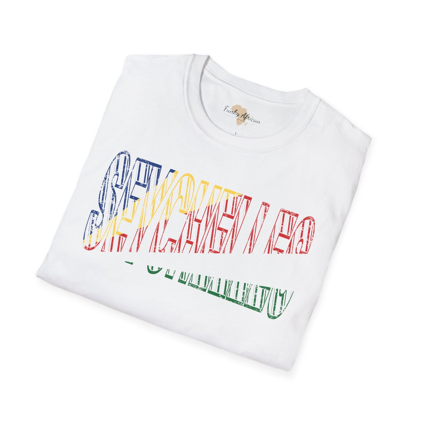 Seychelles text unisex softstyle tee